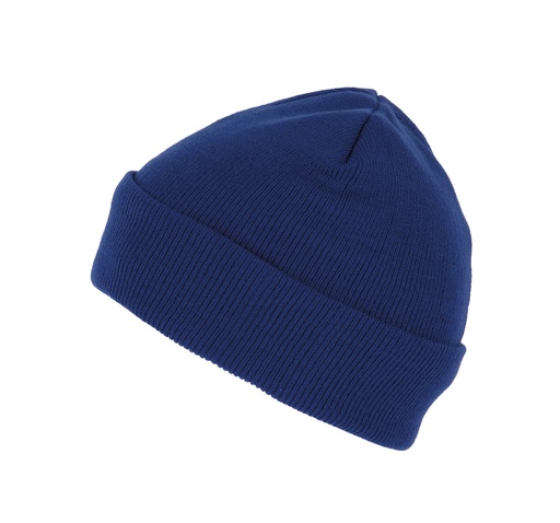 Bonnet avec doublure thermique bleu royal